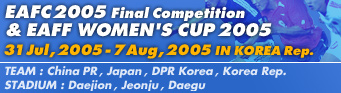 EAFC2005 Final Competition & EAFF WOMEN'S CUP 2005